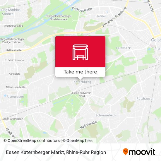 Essen Katernberger Markt map