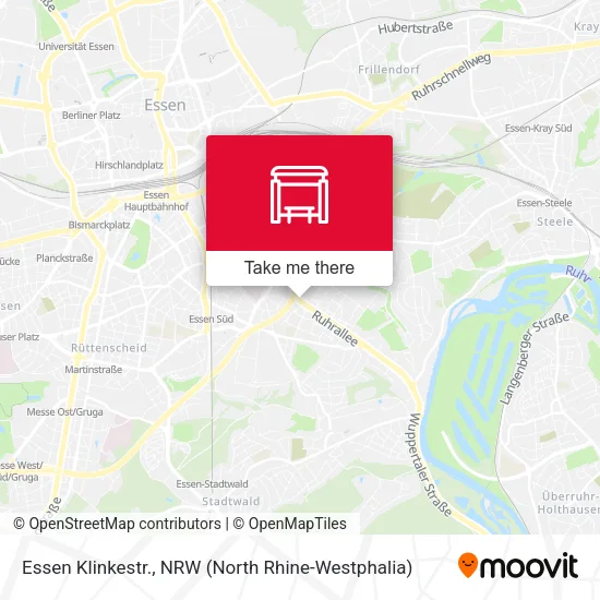 Карта Essen Klinkestr.