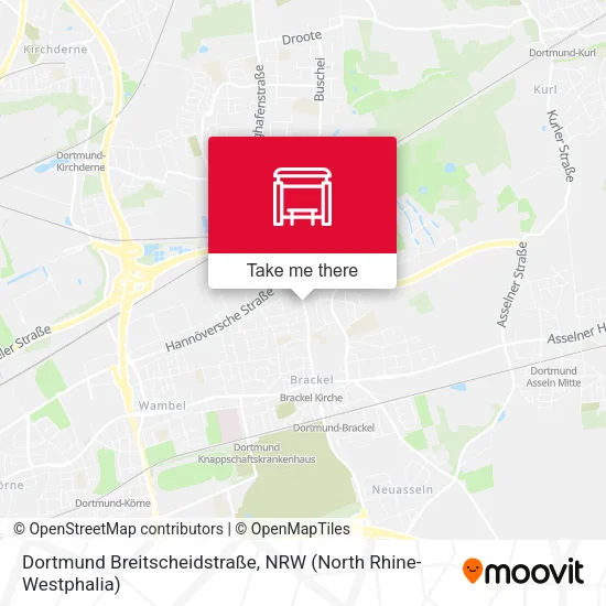 Карта Dortmund Breitscheidstraße