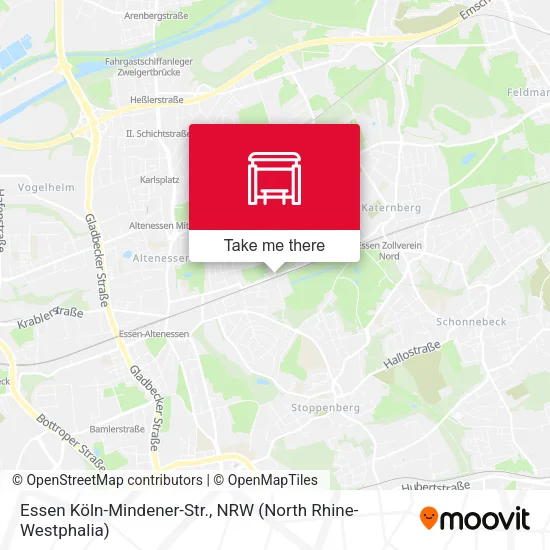 Карта Essen Köln-Mindener-Str.