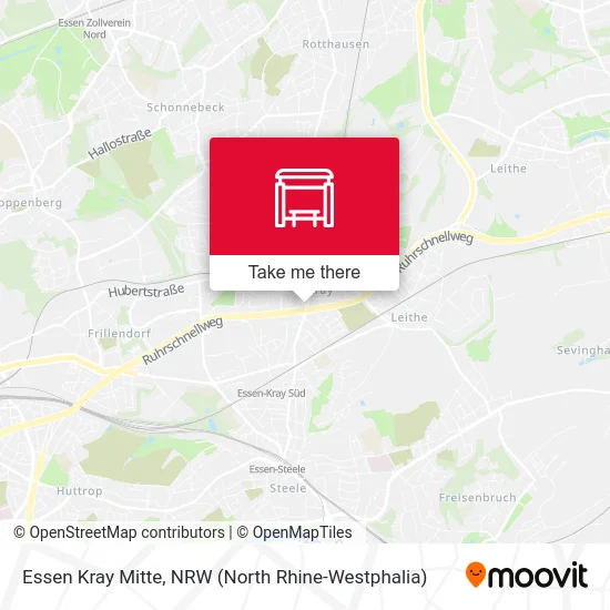 Essen Kray Mitte map