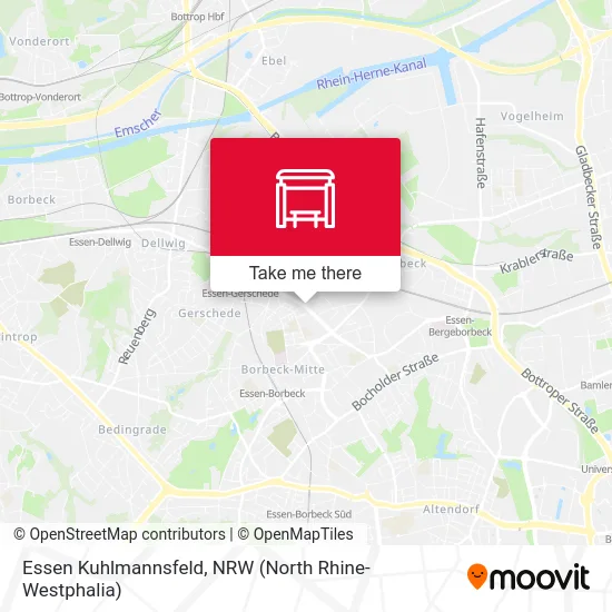 Essen Kuhlmannsfeld map