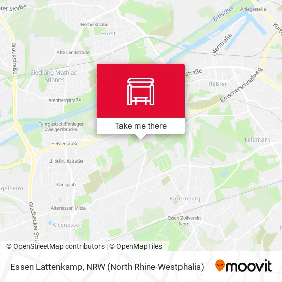 Карта Essen Lattenkamp