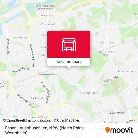 Essen Lauenbüschken map