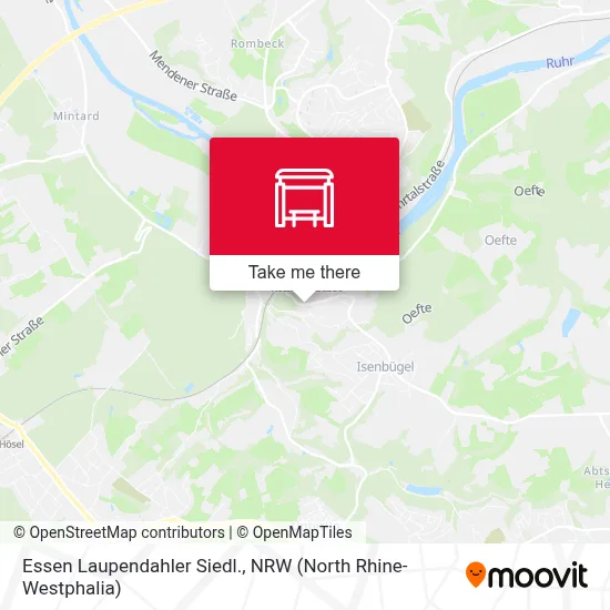 Essen Laupendahler Siedl. map