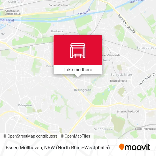Карта Essen Möllhoven