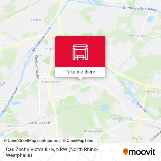 Cas Zeche Victor Iii/Iv map