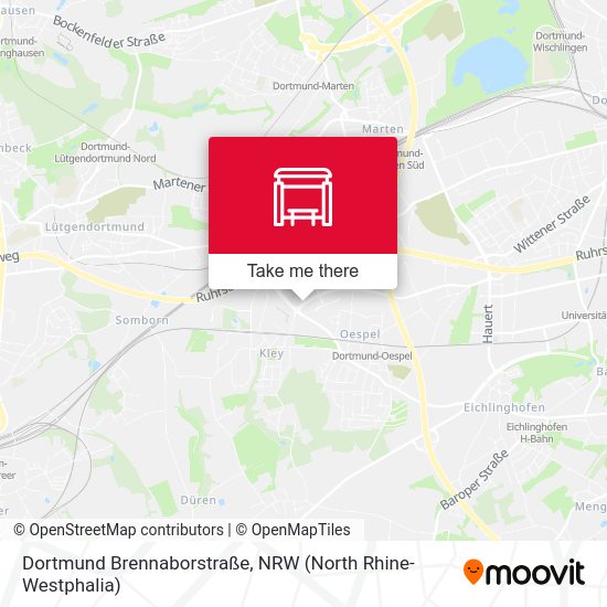 Dortmund Brennaborstraße map