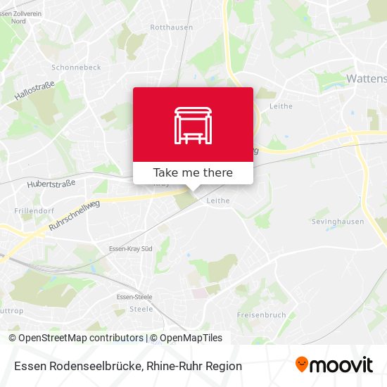 Essen Rodenseelbrücke map