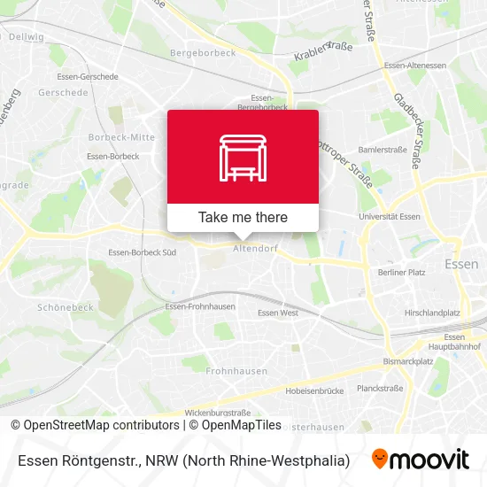 Карта Essen Röntgenstr.
