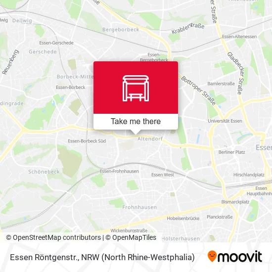 Карта Essen Röntgenstr.