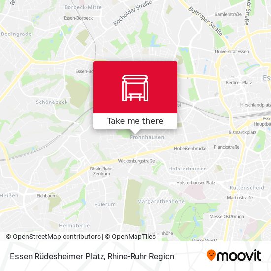Essen Rüdesheimer Platz map