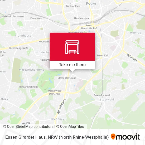 Essen Girardet Haus map