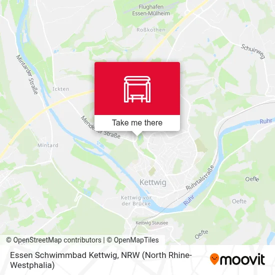 Essen Schwimmbad Kettwig map