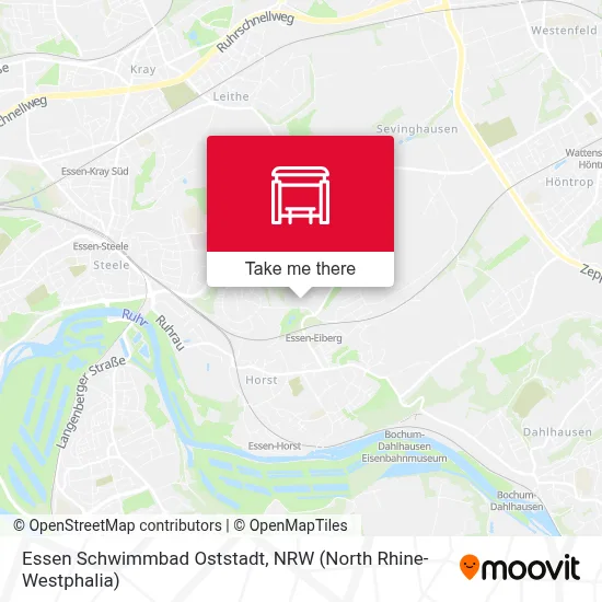 Essen Schwimmbad Oststadt map