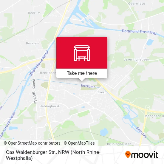 Cas Waldenburger Str. map