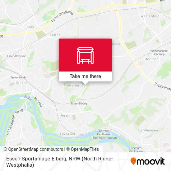 Карта Essen Sportanlage Eiberg