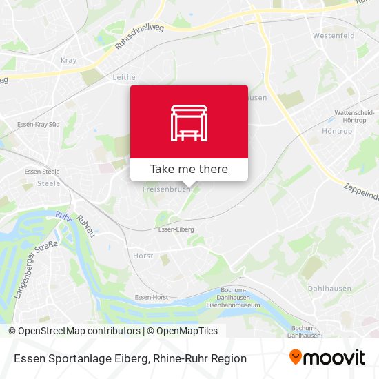 Essen Sportanlage Eiberg map