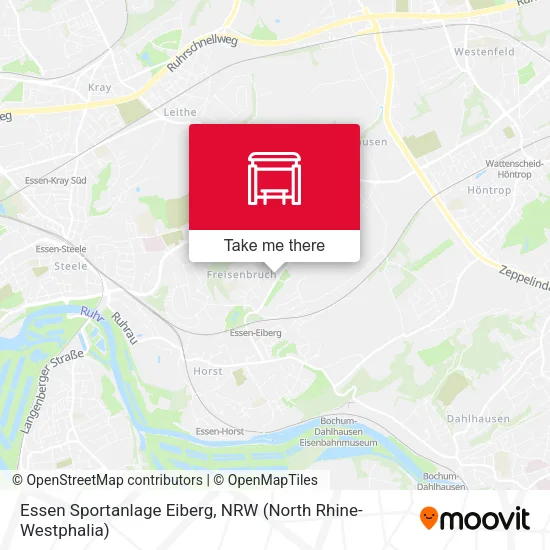 Карта Essen Sportanlage Eiberg
