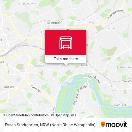 Essen Stadtgarten map