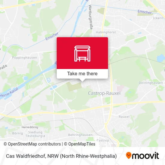 Cas Waldfriedhof map