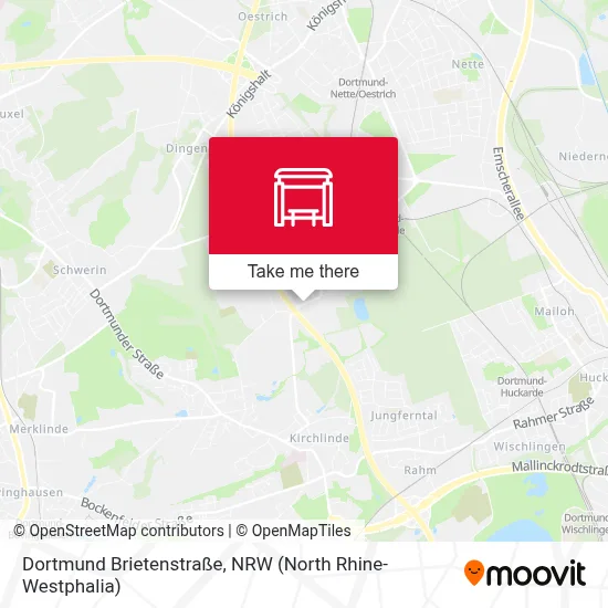 Dortmund Brietenstraße map