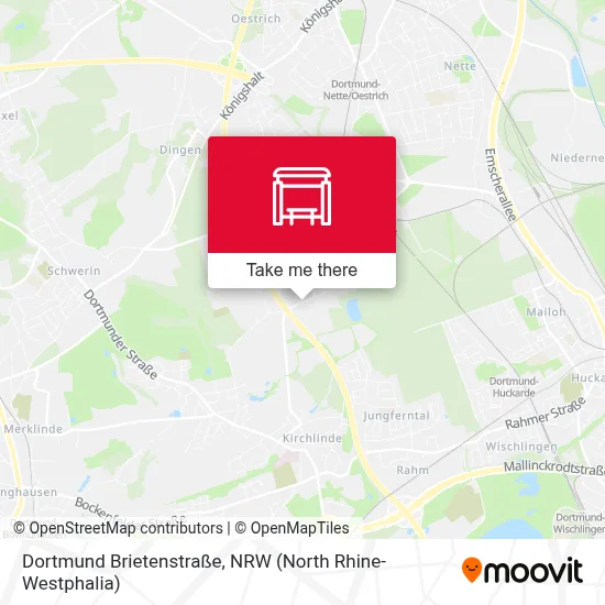 Dortmund Brietenstraße map