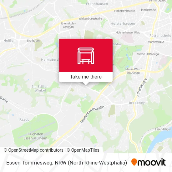 Essen Tommesweg map