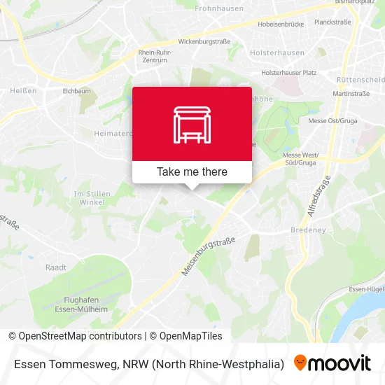 Essen Tommesweg map