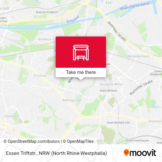 Карта Essen Triftstr.