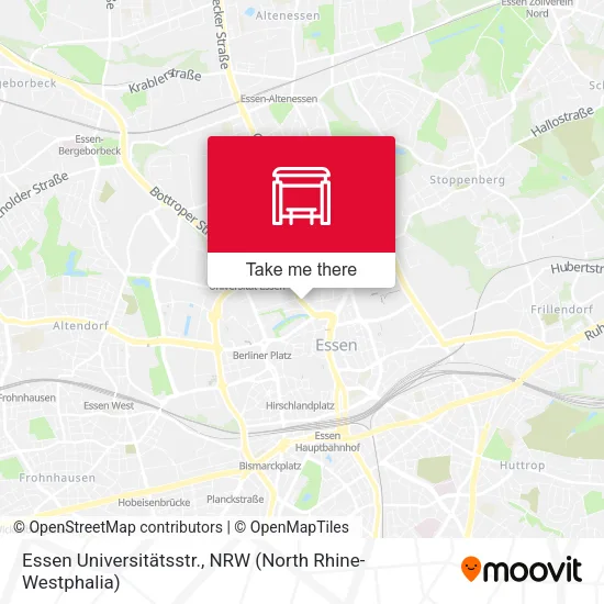 Essen Universitätsstr. map