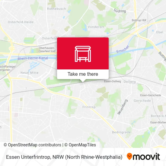 Карта Essen Unterfrintrop