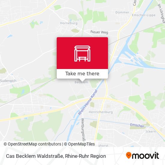 Cas Becklem Waldstraße map
