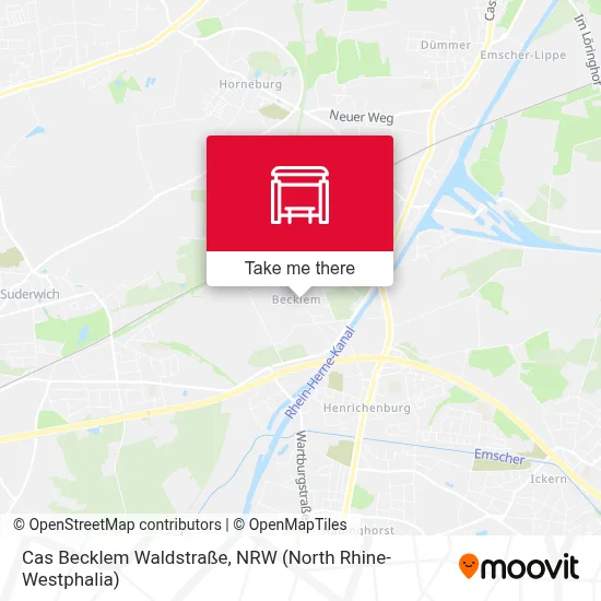 Cas Becklem Waldstraße map