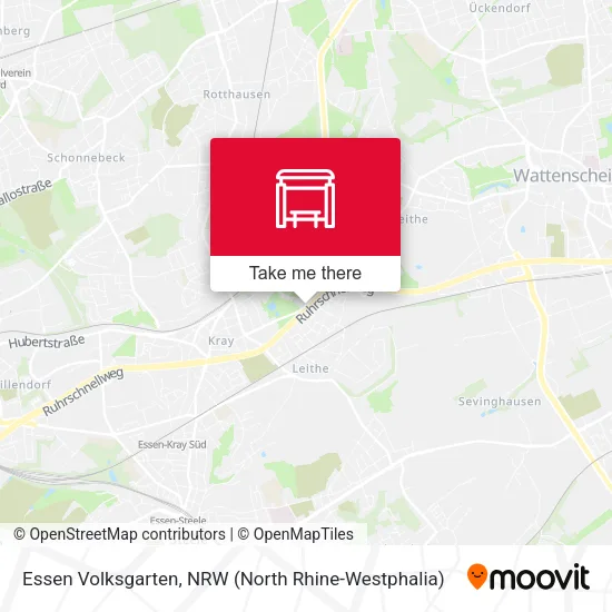 Карта Essen Volksgarten