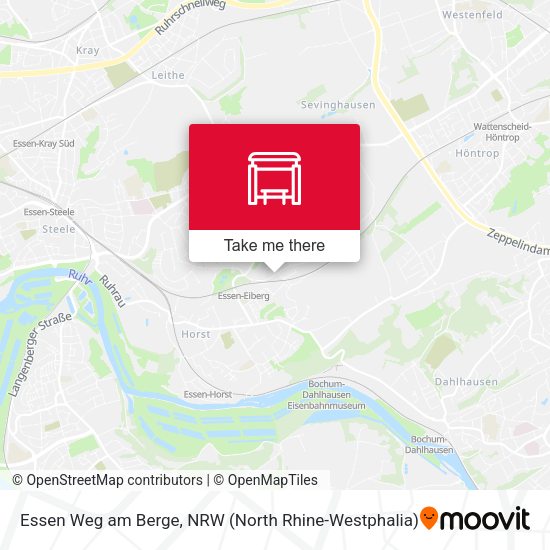 Карта Essen Weg am Berge