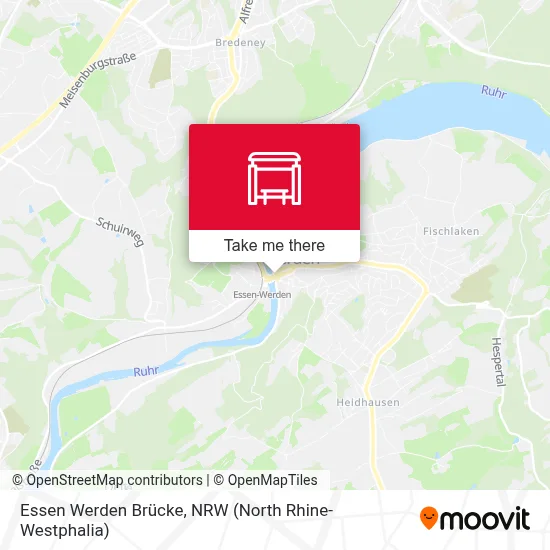 Essen Werden Brücke map