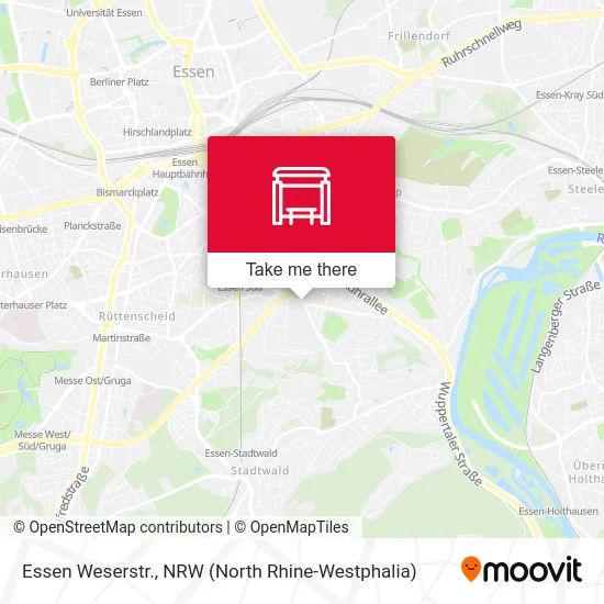 Карта Essen Weserstr.