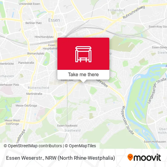 Карта Essen Weserstr.