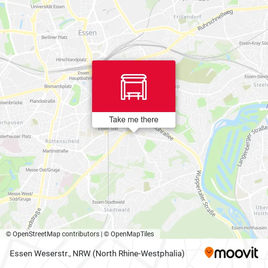 Карта Essen Weserstr.