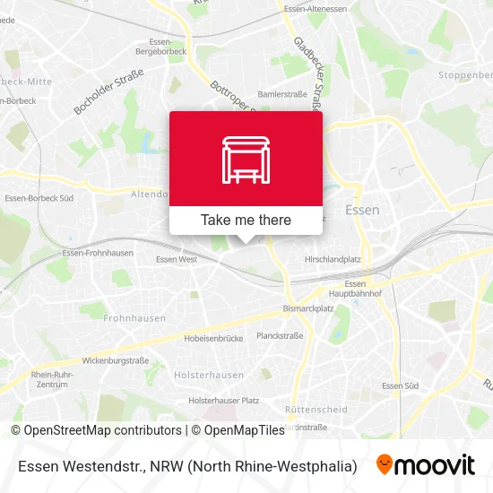 Карта Essen Westendstr.