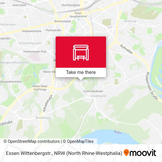 Карта Essen Wittenbergstr.