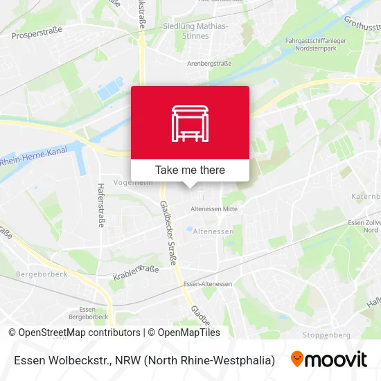 Карта Essen Wolbeckstr.