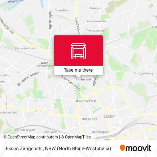 Карта Essen Zangenstr.