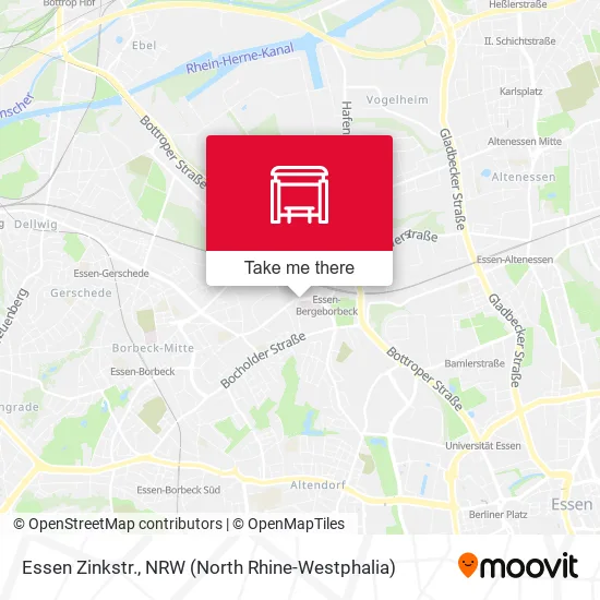 Карта Essen Zinkstr.