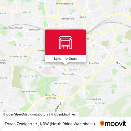 Карта Essen Zweigertstr.