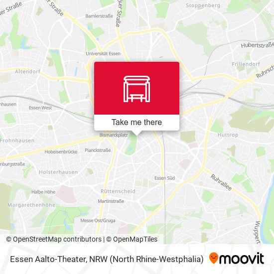 Essen Aalto-Theater map