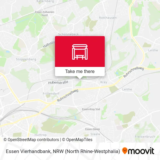 Essen Vierhandbank map