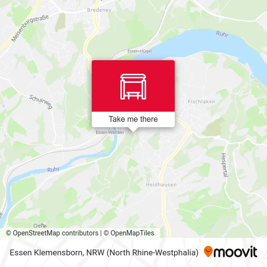 Essen Klemensborn map