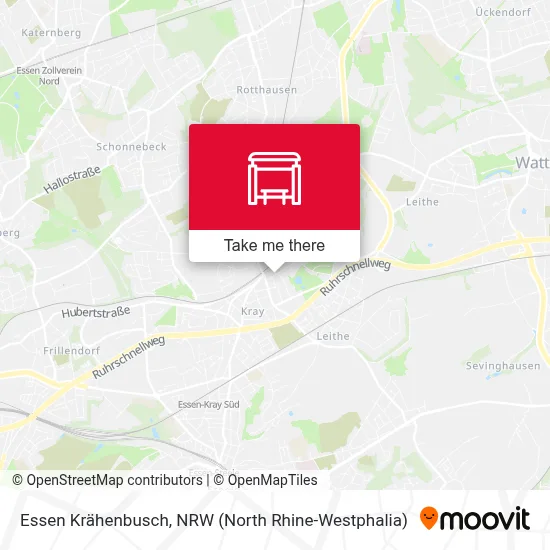 Essen Krähenbusch map